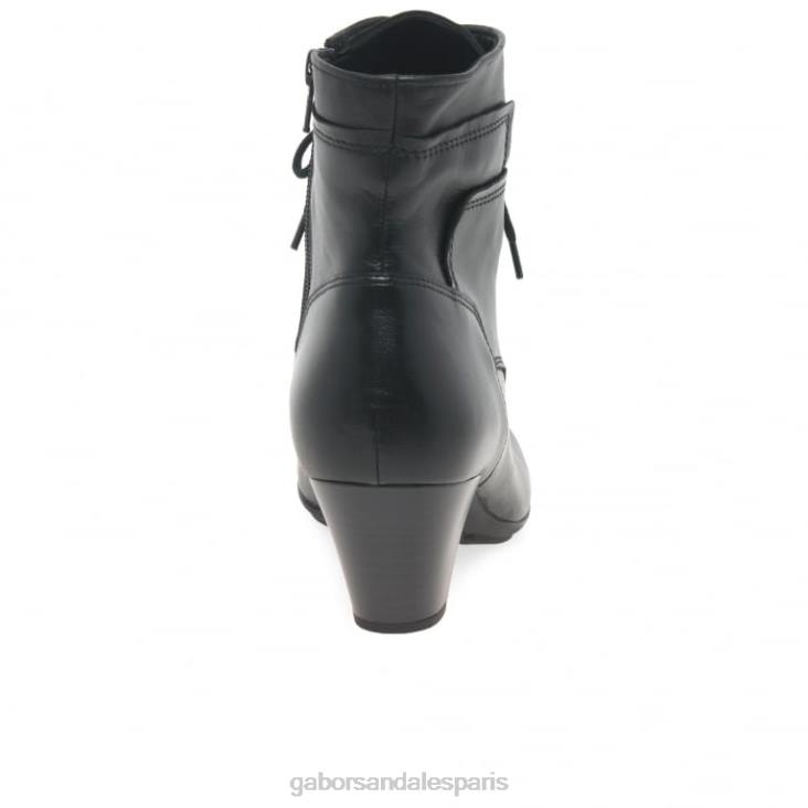 femmes Gabor noir bottines nationales chaussure 4LHL185