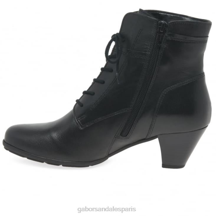 femmes Gabor noir bottines nationales chaussure 4LHL185