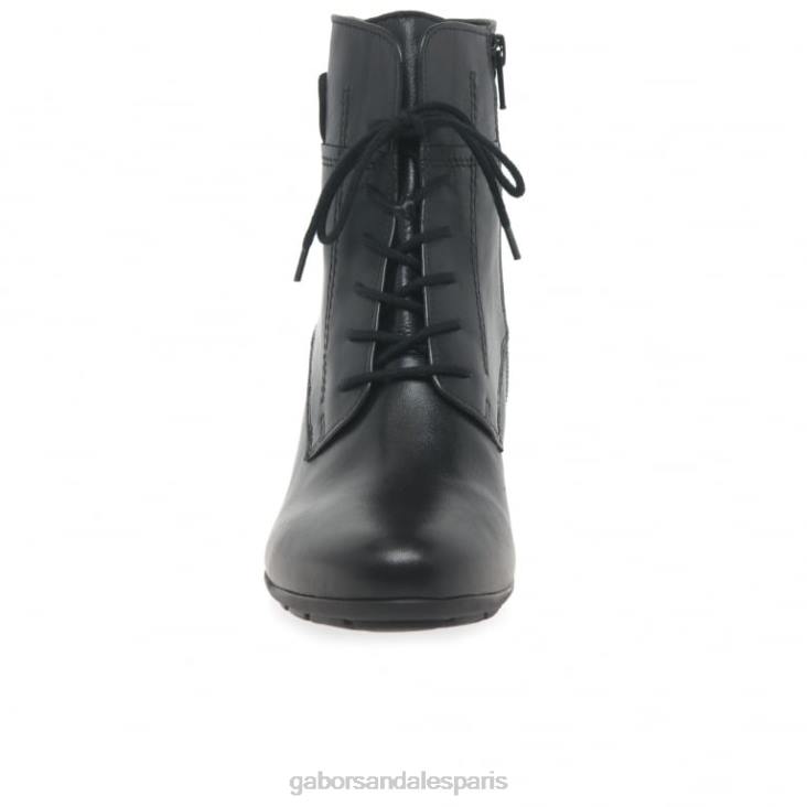femmes Gabor noir bottines nationales chaussure 4LHL185