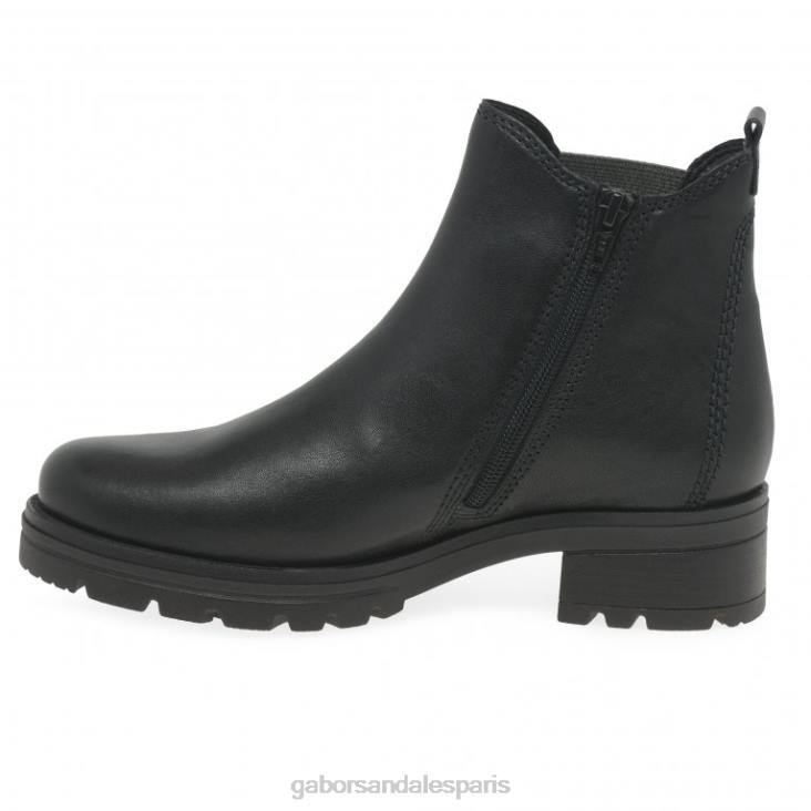 femmes Gabor noir bottines sally chaussure 4LHL231