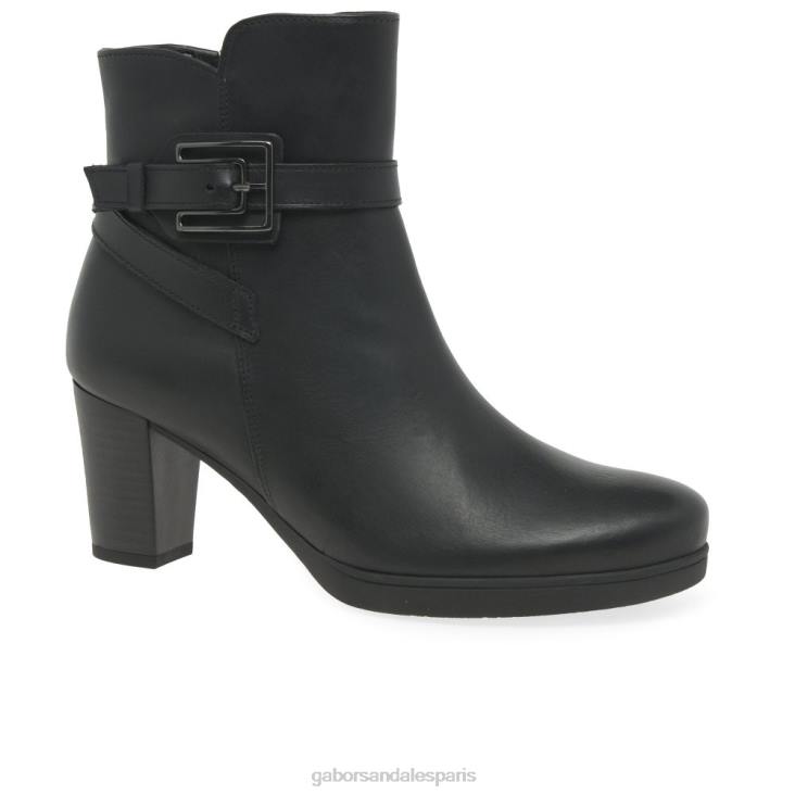 femmes Gabor noir bottines vaad chaussure 4LHL193