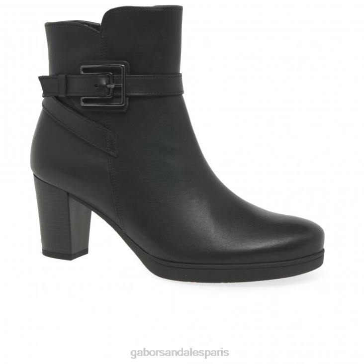 femmes Gabor noir bottines vaad chaussure 4LHL193