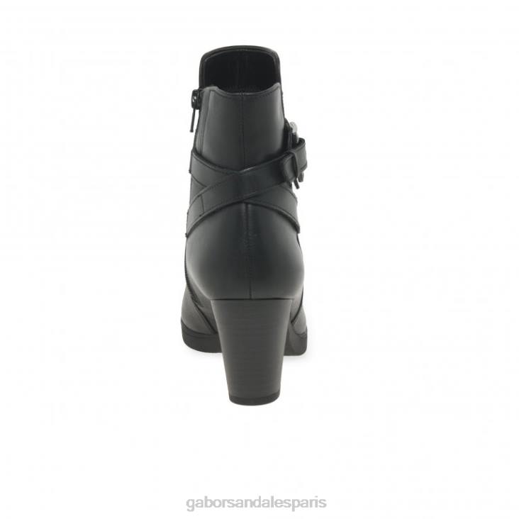 femmes Gabor noir bottines vaad chaussure 4LHL193