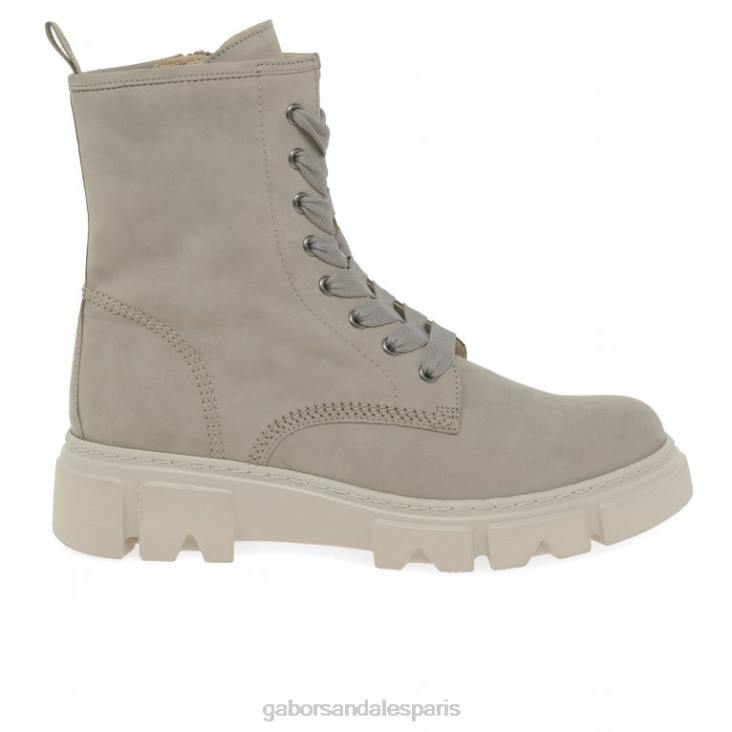 femmes Gabor nubuck de lin bottines jenkins chaussure 4LHL228