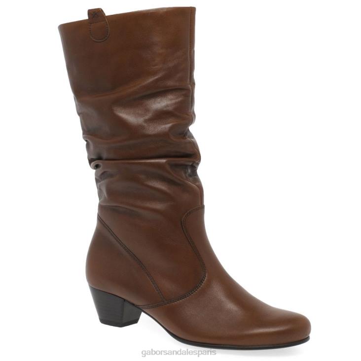 femmes Gabor sattel bottes larges en cuir rachel chaussure 4LHL261