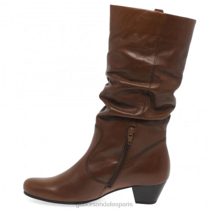 femmes Gabor sattel bottes larges en cuir rachel chaussure 4LHL261