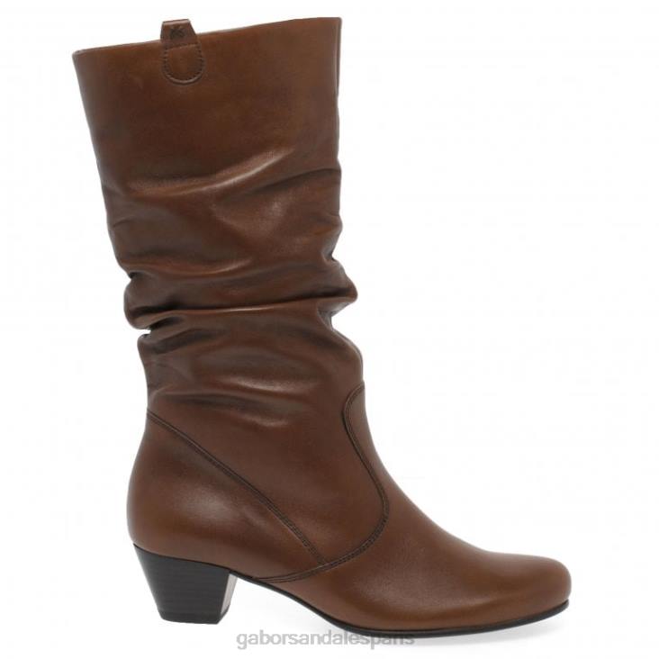 femmes Gabor sattel bottes larges en cuir rachel chaussure 4LHL261