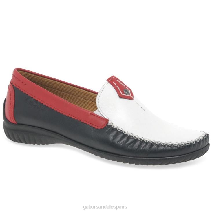 femmes Gabor minuit multi mocassins sportifs californiens chaussure 4LHL82