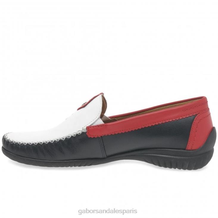 femmes Gabor minuit multi mocassins sportifs californiens chaussure 4LHL82