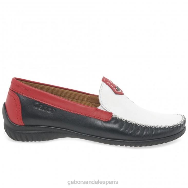 femmes Gabor minuit multi mocassins sportifs californiens chaussure 4LHL82