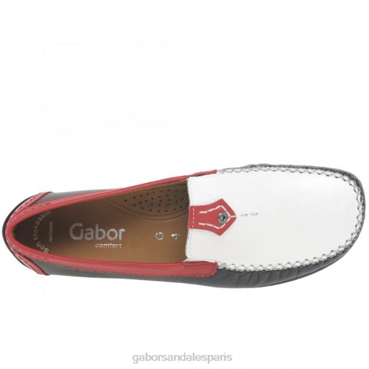 femmes Gabor minuit multi mocassins sportifs californiens chaussure 4LHL82
