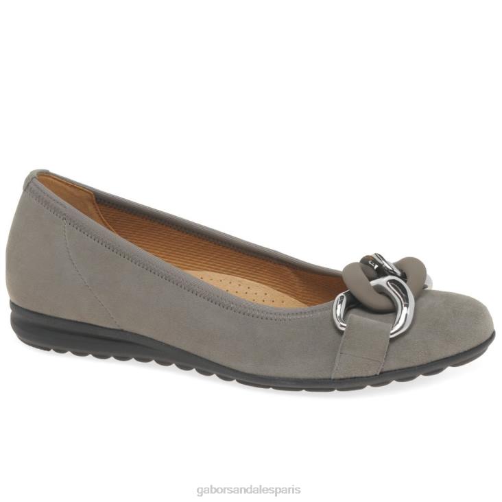 femmes Gabor fumo daim uni chaussures décontractées sabia chaussure 4LHL8