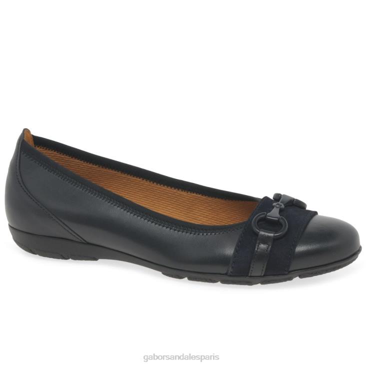 femmes Gabor minuit/daim chaussures décontractées raif chaussure 4LHL24