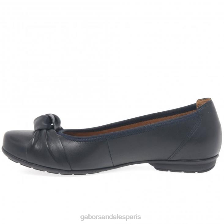 femmes Gabor cuir marine chaussures décontractées Ashlene chaussure 4LHL90