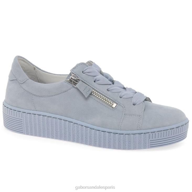 femmes Gabor daim aigue-marine chaussures décontractées sagesse chaussure 4LHL328