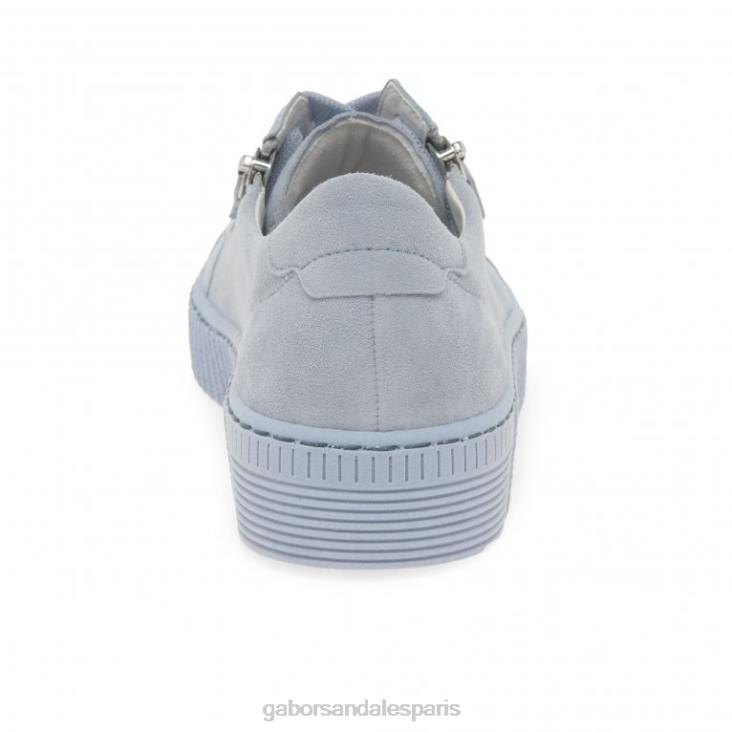 femmes Gabor daim aigue-marine chaussures décontractées sagesse chaussure 4LHL328