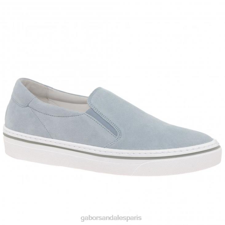 femmes Gabor daim ciel chaussures décontractées à enfiler avec boussole chaussure 4LHL326