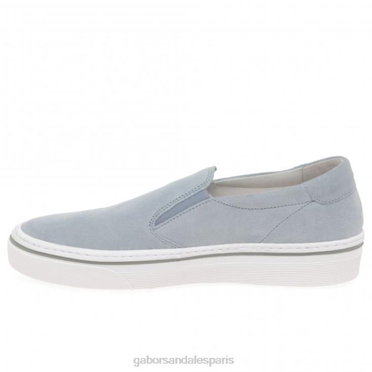 femmes Gabor daim ciel chaussures décontractées à enfiler avec boussole chaussure 4LHL326