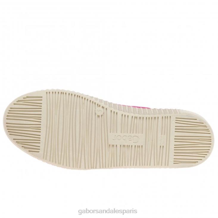 femmes Gabor daim rose chaussures décontractées sagesse chaussure 4LHL124