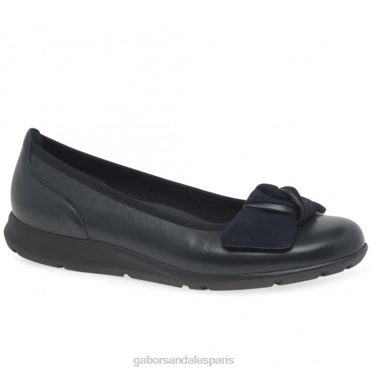 femmes Gabor minuit/daim chaussures salerne chaussure 4LHL20