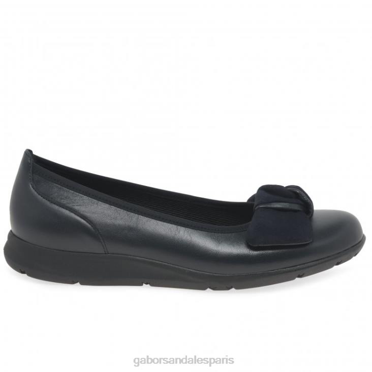 femmes Gabor minuit/daim chaussures salerne chaussure 4LHL20