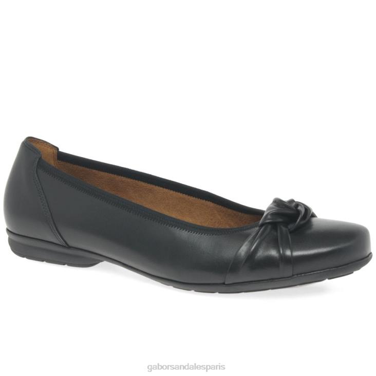 femmes Gabor noir chaussures décontractées Ashlene chaussure 4LHL91