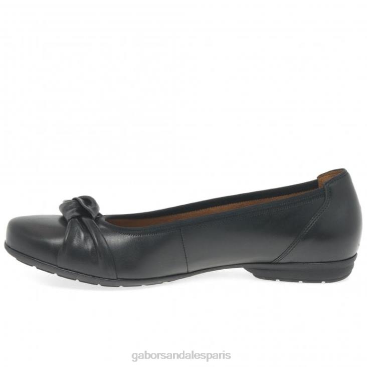femmes Gabor noir chaussures décontractées Ashlene chaussure 4LHL91