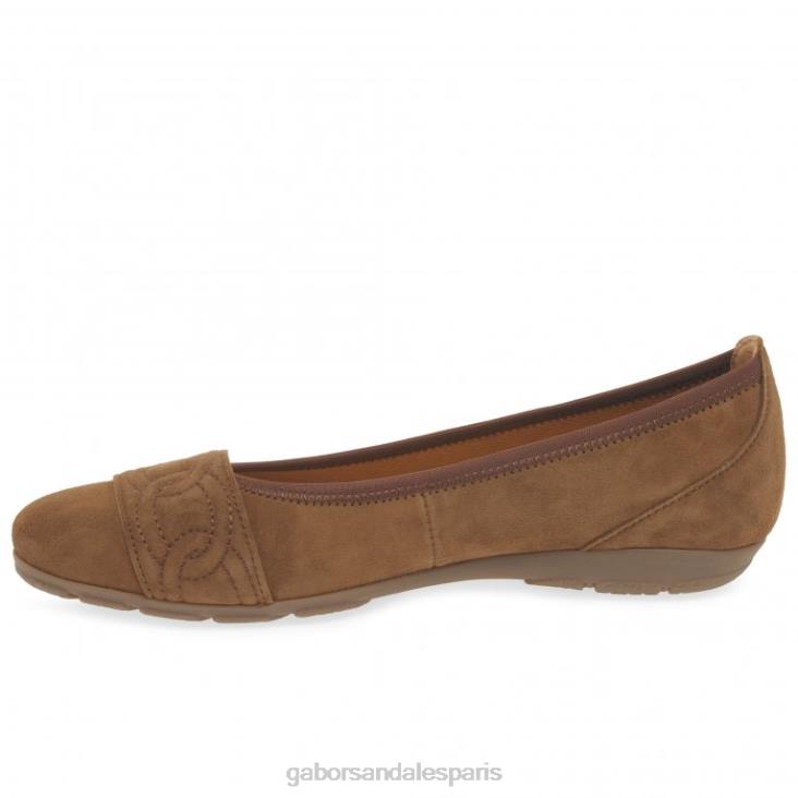 femmes Gabor nouveau daim whisky chaussures de ressemblance chaussure 4LHL17