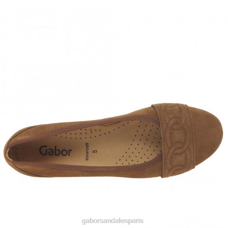 femmes Gabor nouveau daim whisky chaussures de ressemblance chaussure 4LHL17