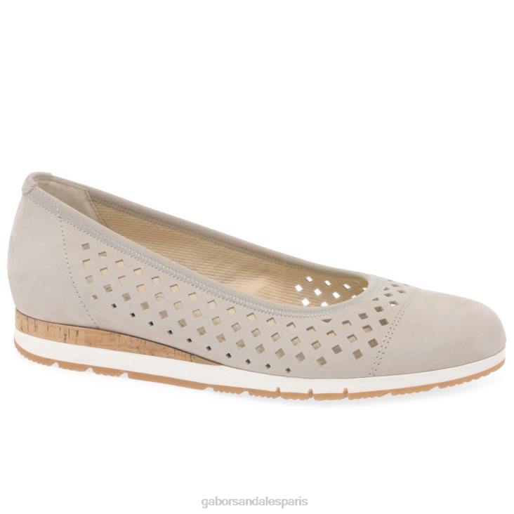 femmes Gabor nubuck poudré chaussures à détails de baies chaussure 4LHL2