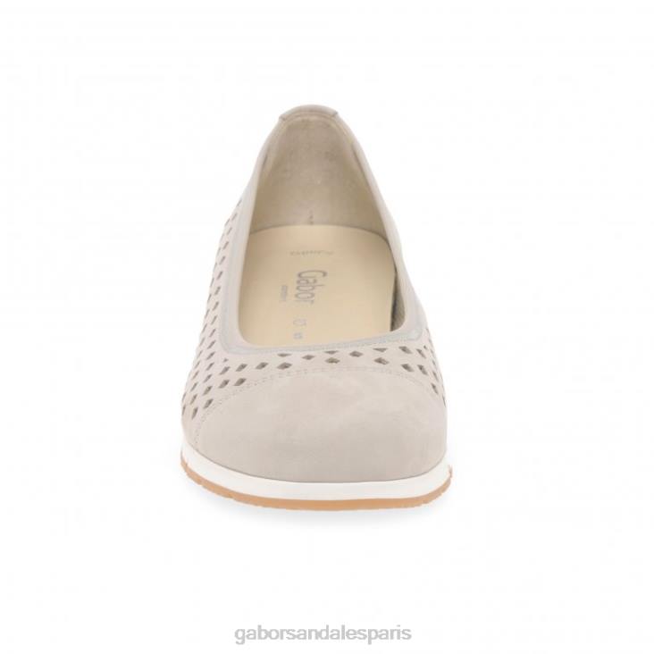 femmes Gabor nubuck poudré chaussures à détails de baies chaussure 4LHL2