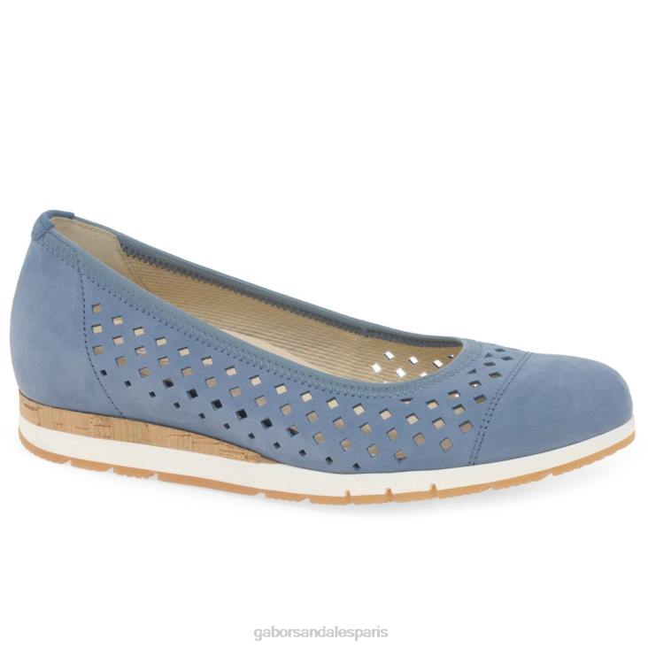 femmes Gabor paradis nubuck chaussures à détails de baies chaussure 4LHL1