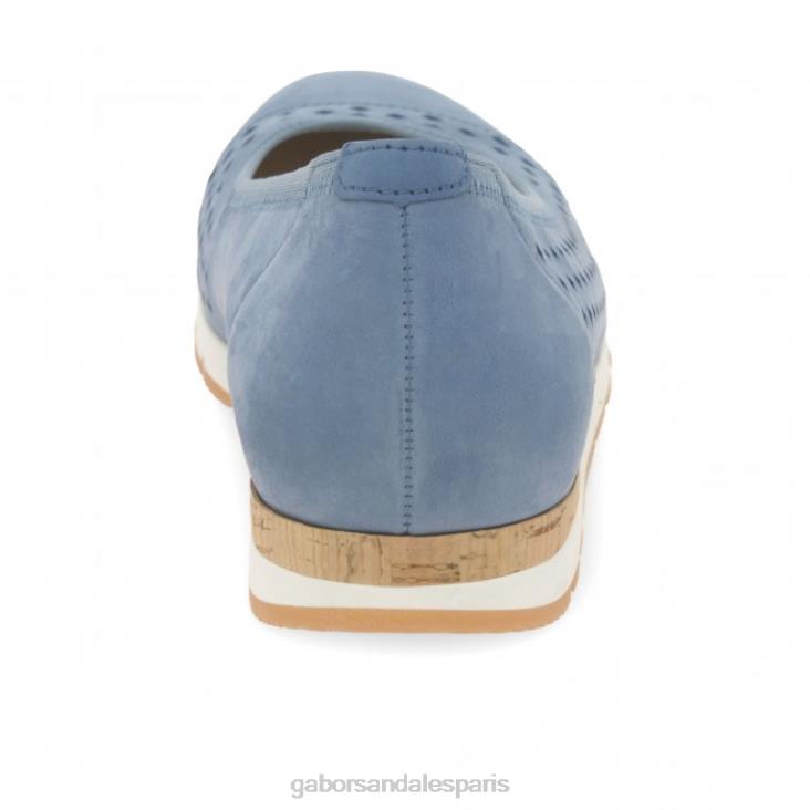 femmes Gabor paradis nubuck chaussures à détails de baies chaussure 4LHL1