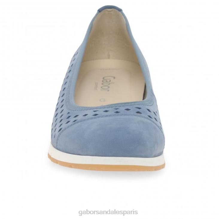 femmes Gabor paradis nubuck chaussures à détails de baies chaussure 4LHL1