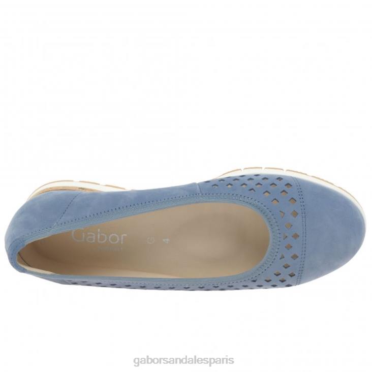 femmes Gabor paradis nubuck chaussures à détails de baies chaussure 4LHL1