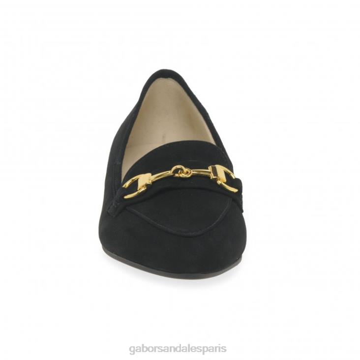 femmes Gabor Suède noir chaussures caterham chaussure 4LHL109