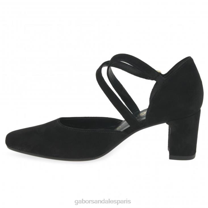 femmes Gabor Suède noir chaussures alexis chaussure 4LHL69