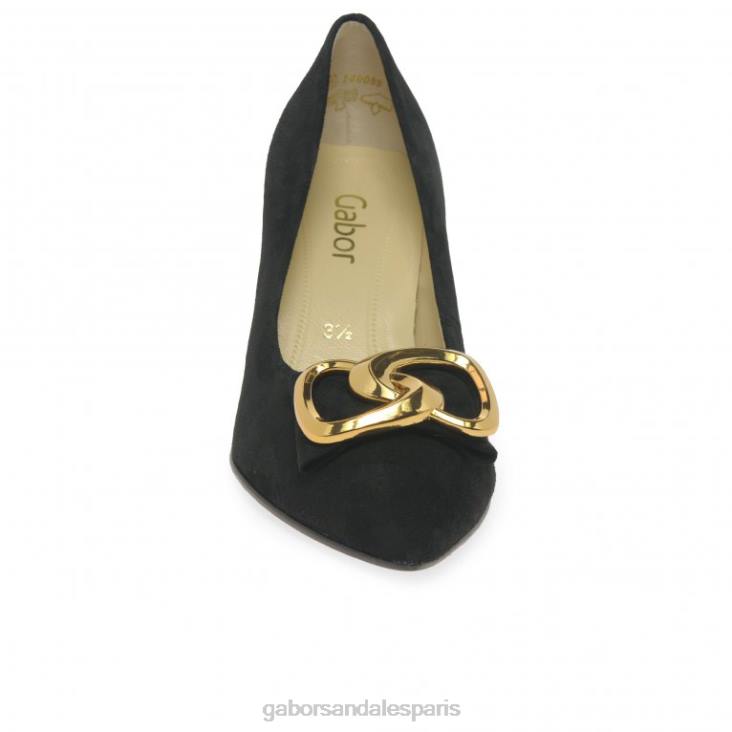 femmes Gabor Suède noir escarpins daniel chaussure 4LHL74
