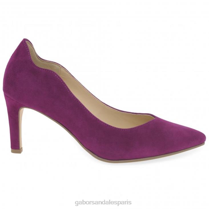 femmes Gabor Suède noir escarpins de degré chaussure 4LHL75