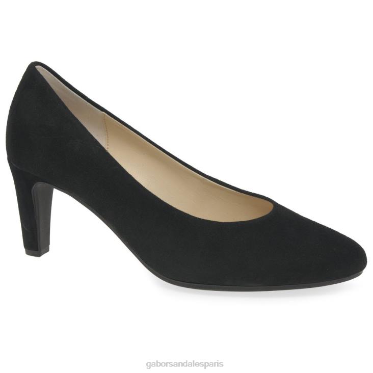 femmes Gabor Suède noir escarpins edina chaussure 4LHL38