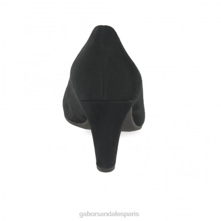 femmes Gabor Suède noir escarpins edina chaussure 4LHL38