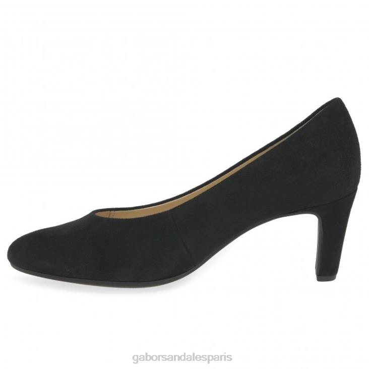 femmes Gabor Suède noir escarpins edina chaussure 4LHL38