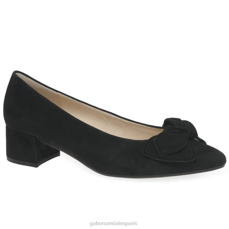femmes Gabor Suède noir escarpins hoy chaussure 4LHL51