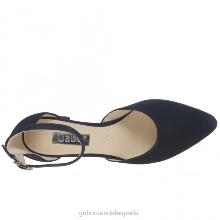 femmes Gabor daim atlantique chaussures de gala ouvertes chaussure 4LHL60