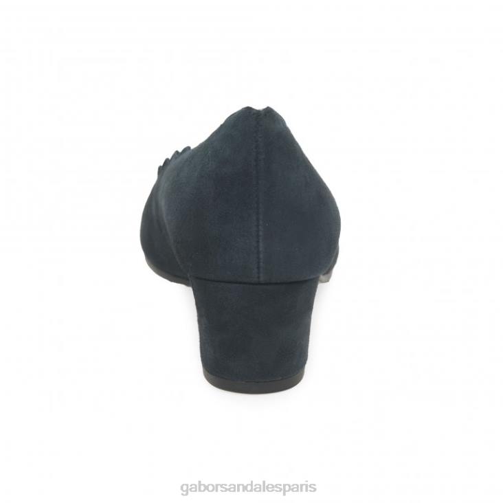 femmes Gabor daim bleu foncé escarpins gigi chaussure 4LHL44