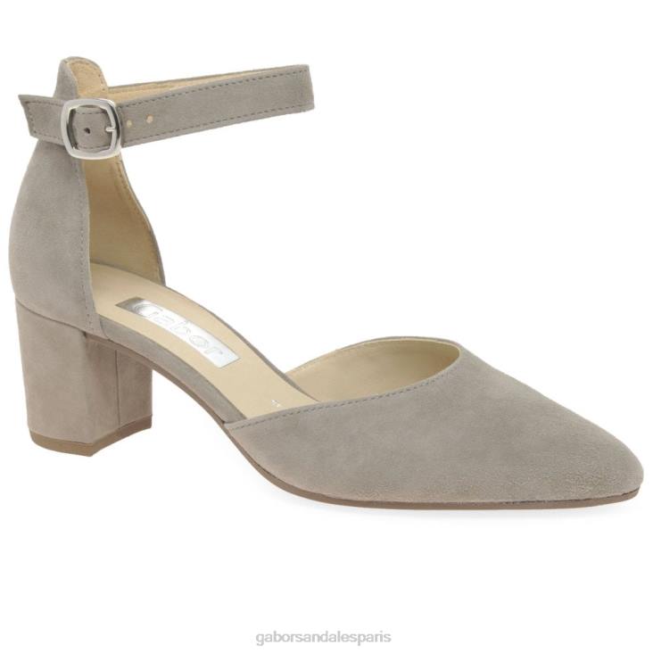 femmes Gabor daim visone chaussures de gala ouvertes chaussure 4LHL41