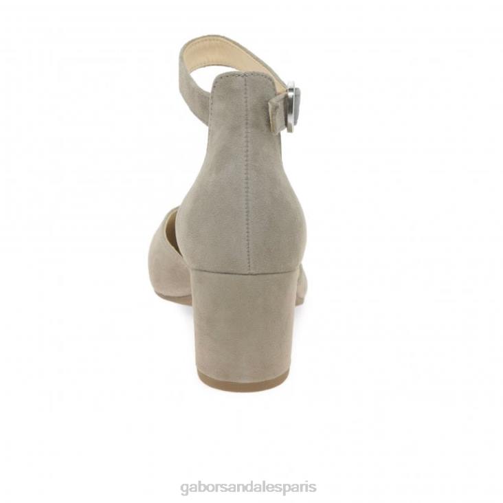 femmes Gabor daim visone chaussures de gala ouvertes chaussure 4LHL41
