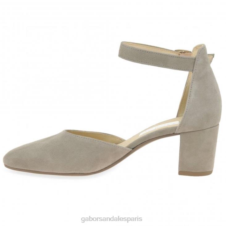 femmes Gabor daim visone chaussures de gala ouvertes chaussure 4LHL41