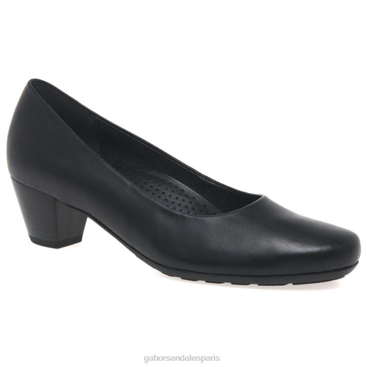 femmes Gabor noir escarpins brambling chaussure 4LHL42
