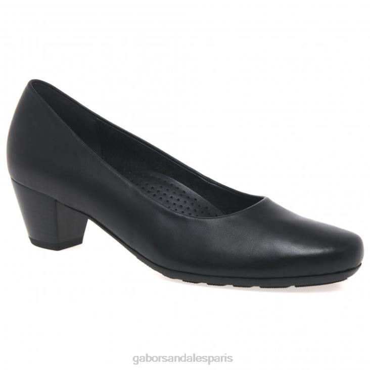 femmes Gabor noir escarpins brambling chaussure 4LHL42